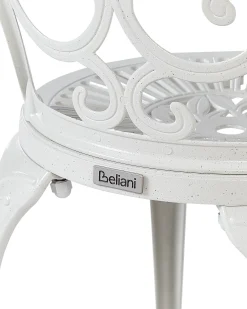 Set di 2 sedie da giardino TRIORA Metallo Bianco sporco