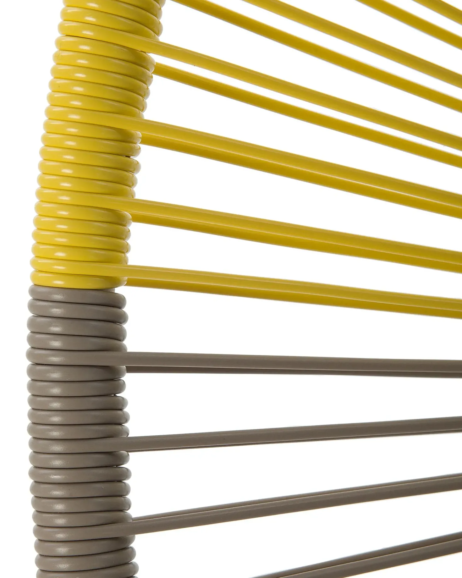 Set di 2 sedie da giardino ACAPULCO Rattan sintetico (PE) Tortora