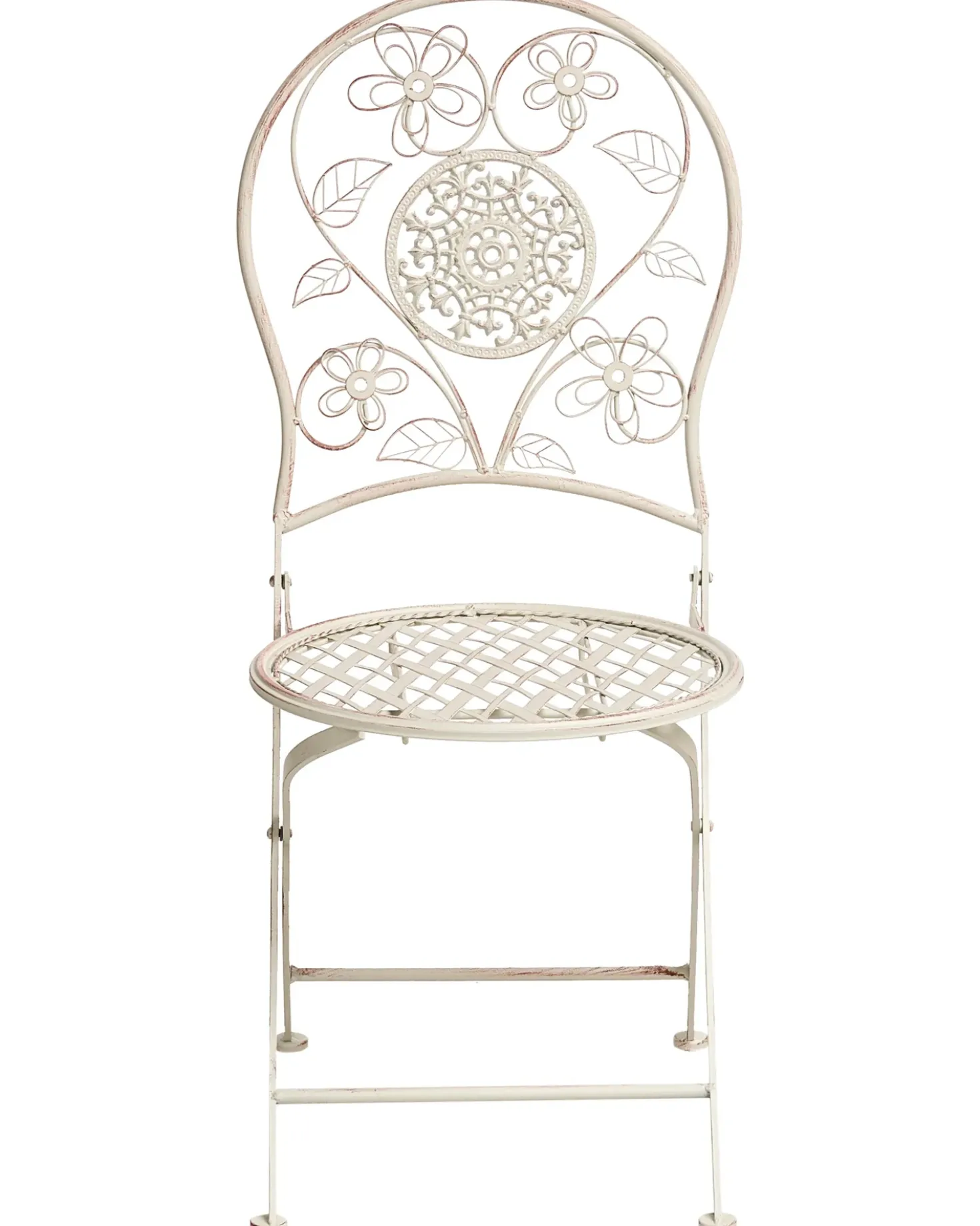 Set di 2 sedie da giardino YAVIZA Pieghevole Metallo Beige chiaro