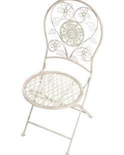 Set di 2 sedie da giardino YAVIZA Pieghevole Metallo Beige chiaro