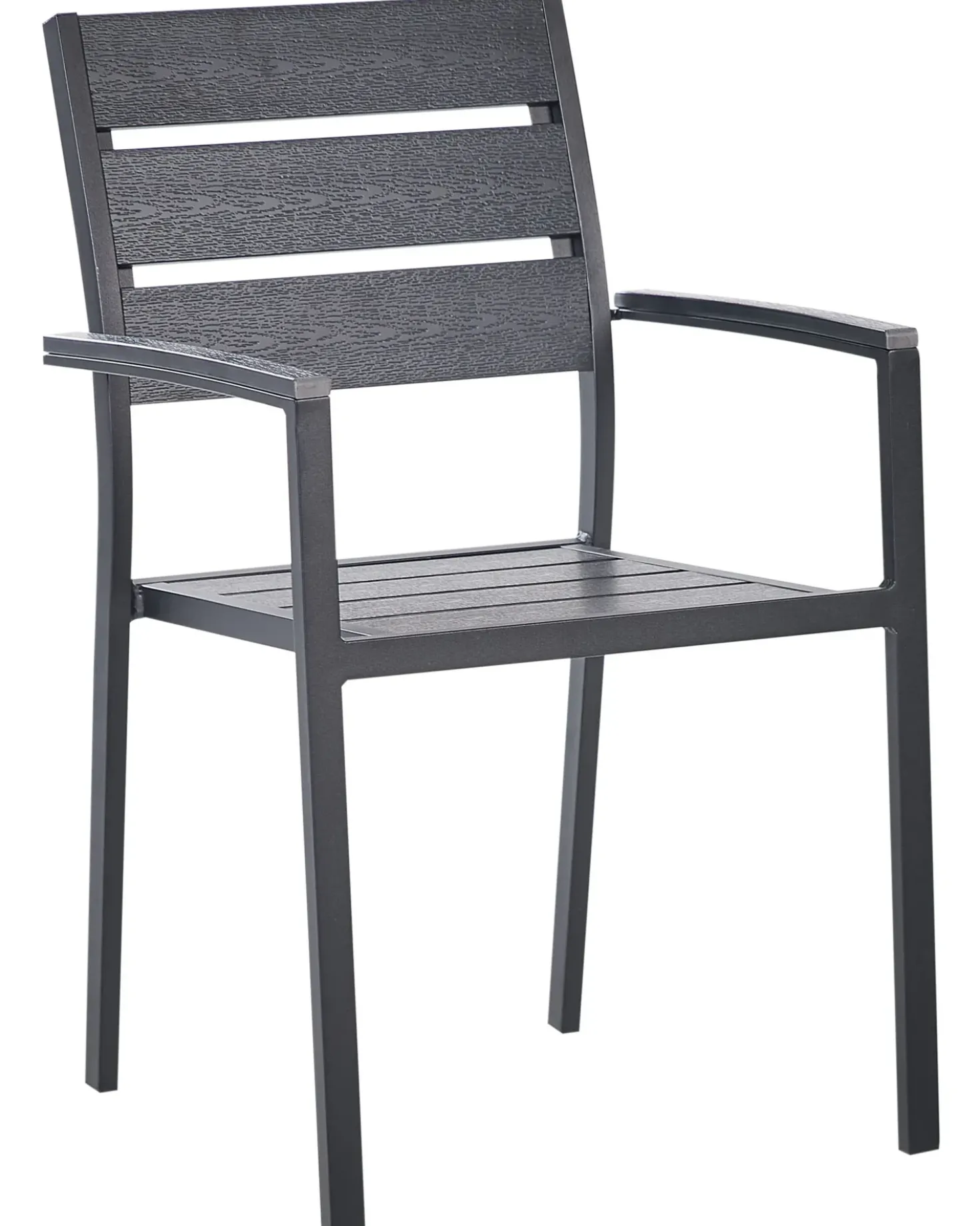 Set di 6 sedie da giardino VERNIO Nero