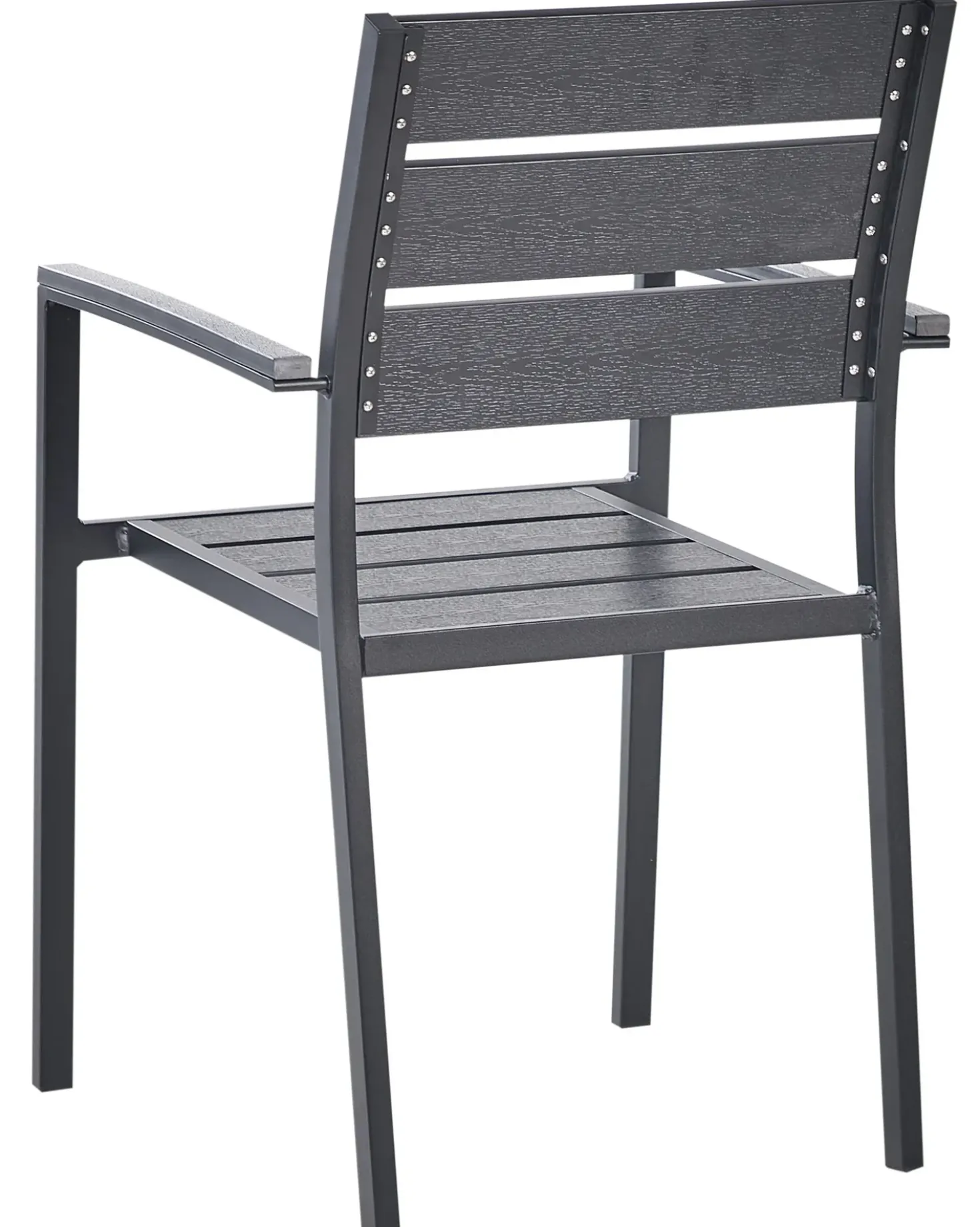 Set di 6 sedie da giardino VERNIO Nero
