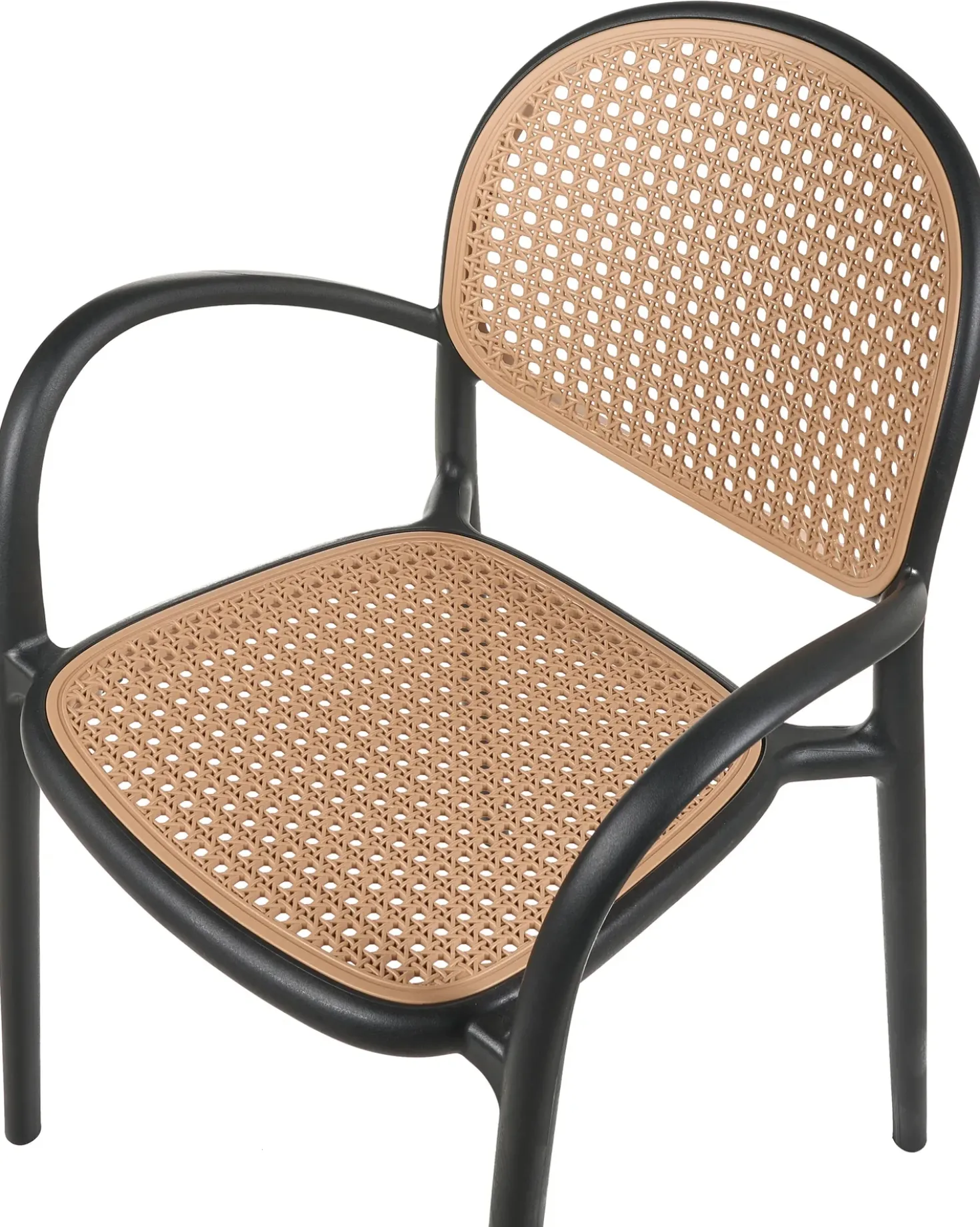 Set di 2 sedie da giardino POVOLETTO Materiale sintetico Nero