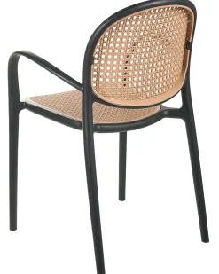 Set di 2 sedie da giardino POVOLETTO Materiale sintetico Nero