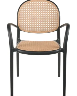 Set di 2 sedie da giardino POVOLETTO Materiale sintetico Nero