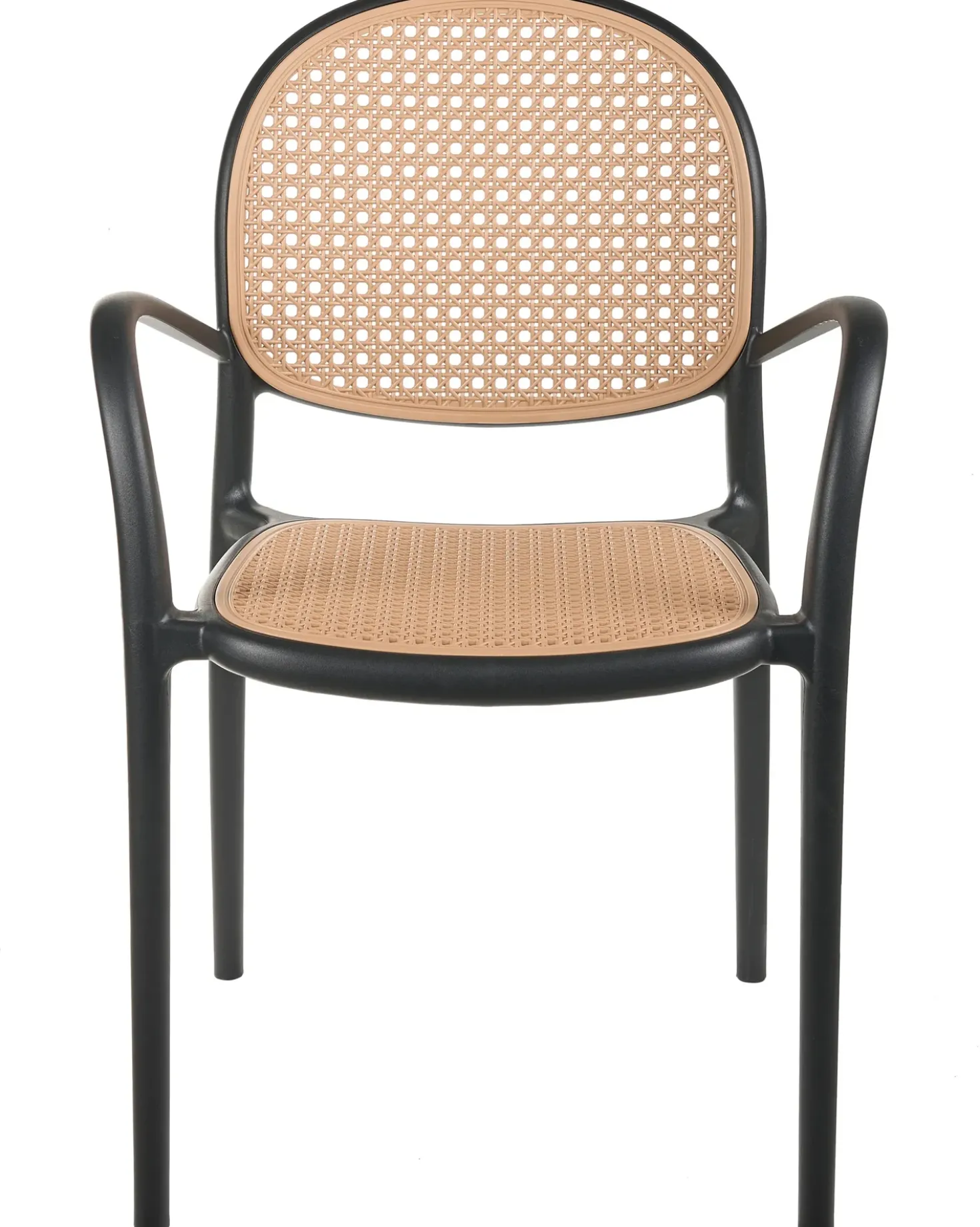 Set di 2 sedie da giardino POVOLETTO Materiale sintetico Nero