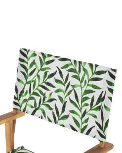 Set di 2 sedie da giardino CINE Legno d'acacia Bianco