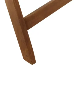 Set di 6 sedie da giardino con cuscini AMANTEA PREMIUM Legno d'acacia Blu
