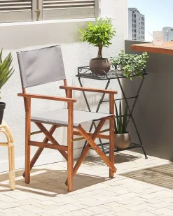 Set di 2 sedie da giardino CINE Legno d'acacia Verde chiaro