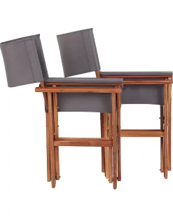 Set di 2 sedie da giardino CINE Legno d'acacia Verde chiaro