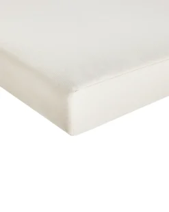 Set di 2 sedie da giardino con cuscini MICCIANO Legno d'acacia Bianco sporco
