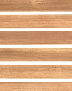 Set di 2 sedie da giardino con cuscini MICCIANO Legno d'acacia Bianco sporco