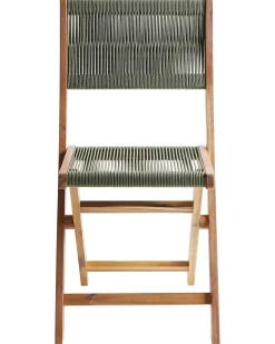 Set di 2 sedie da giardino PROSSEDI Pieghevole Legno d'acacia Verde