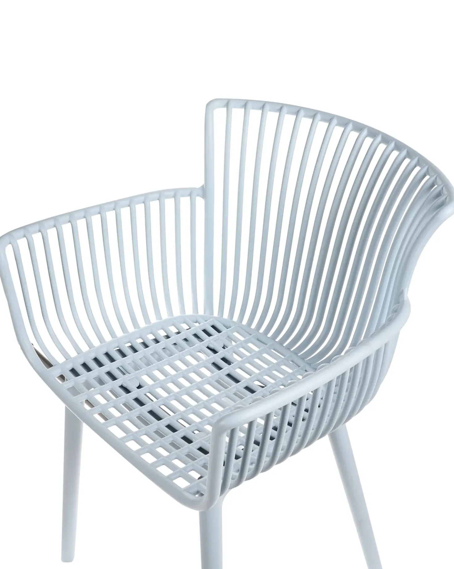 Set di 4 sedie da giardino PESARO Azzurro