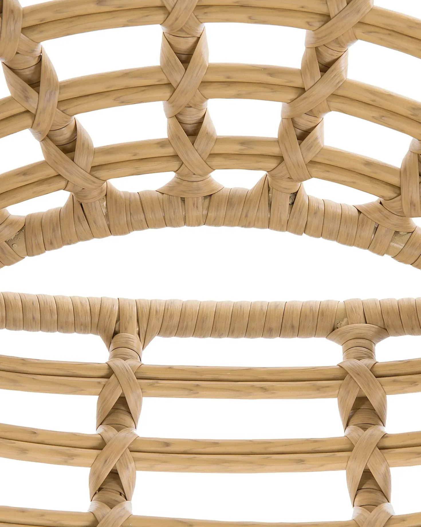 Set di 2 sedie da giardino ACERRA Rattan sintetico (PE) Marrone chiaro