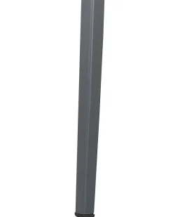 Set di 2 sedie da giardino con cuscini MILETO Metallo Grigio
