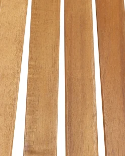 Set di 2 sedie da giardino BELLANO Legno d'acacia Marrone