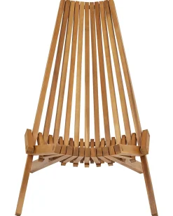 Set di 2 sedie da giardino BELLANO Legno d'acacia Marrone