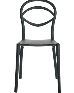 Set di 4 sedie da giardino COVOLO Nero