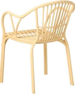 Set di 4 sedie da giardino ANDORA Beige