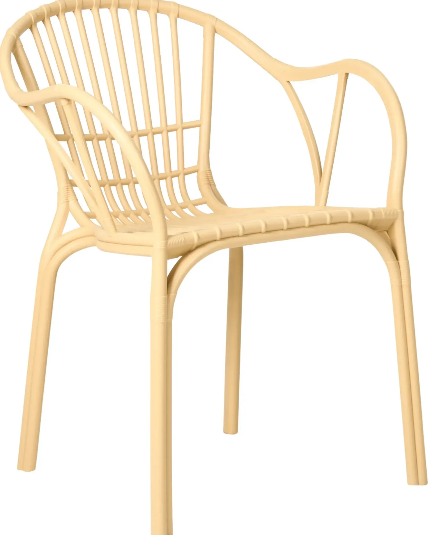 Set di 4 sedie da giardino ANDORA Beige