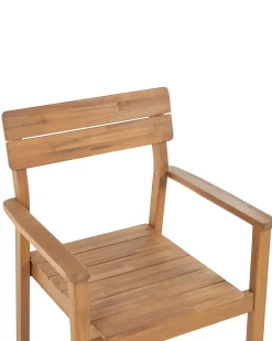 Set di 2 sedie da giardino FORNELLI Legno d'acacia Marrone