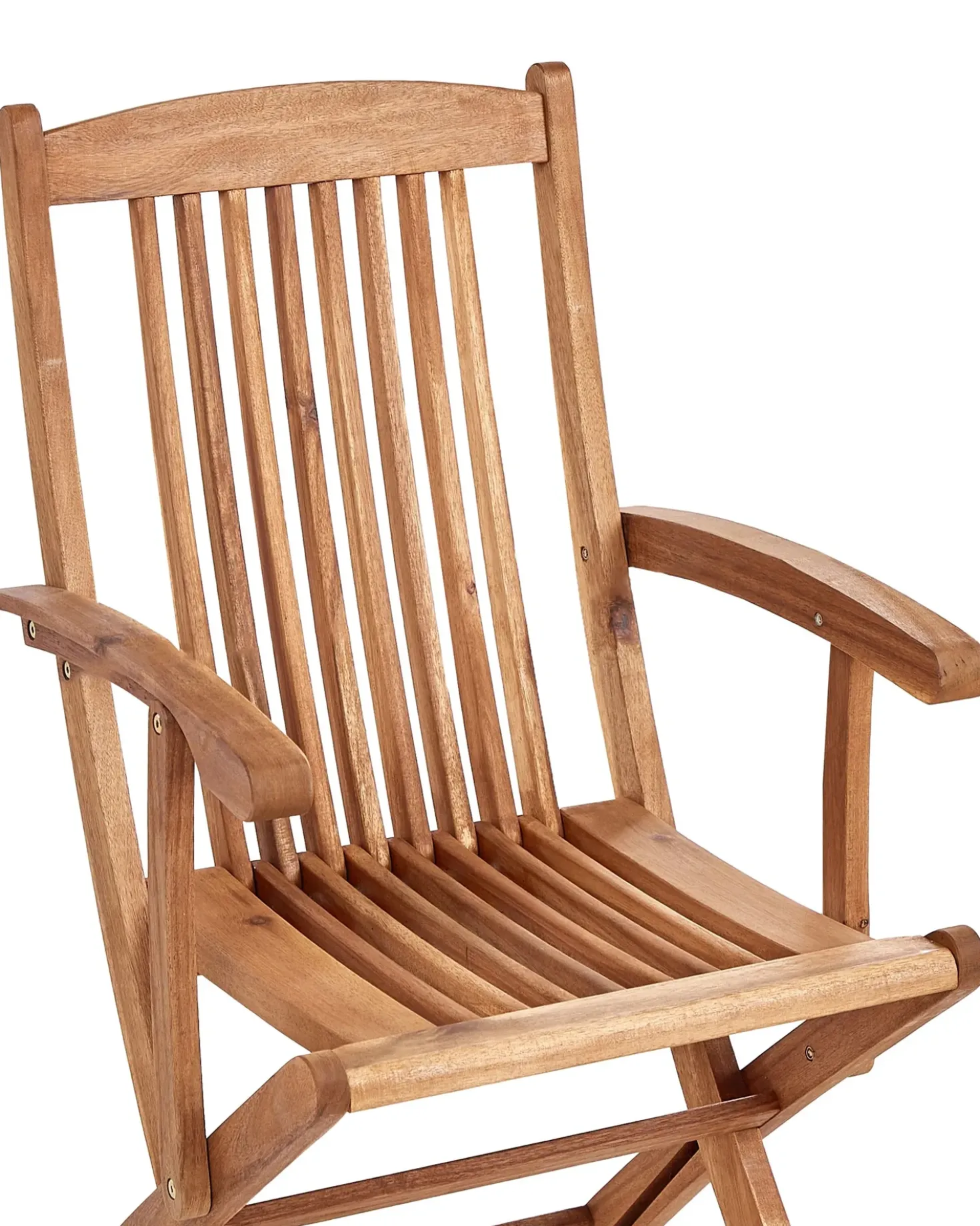Set di 2 sedie da giardino con cuscini MAUI PREMIUM Legno d'acacia Grigio chiaro