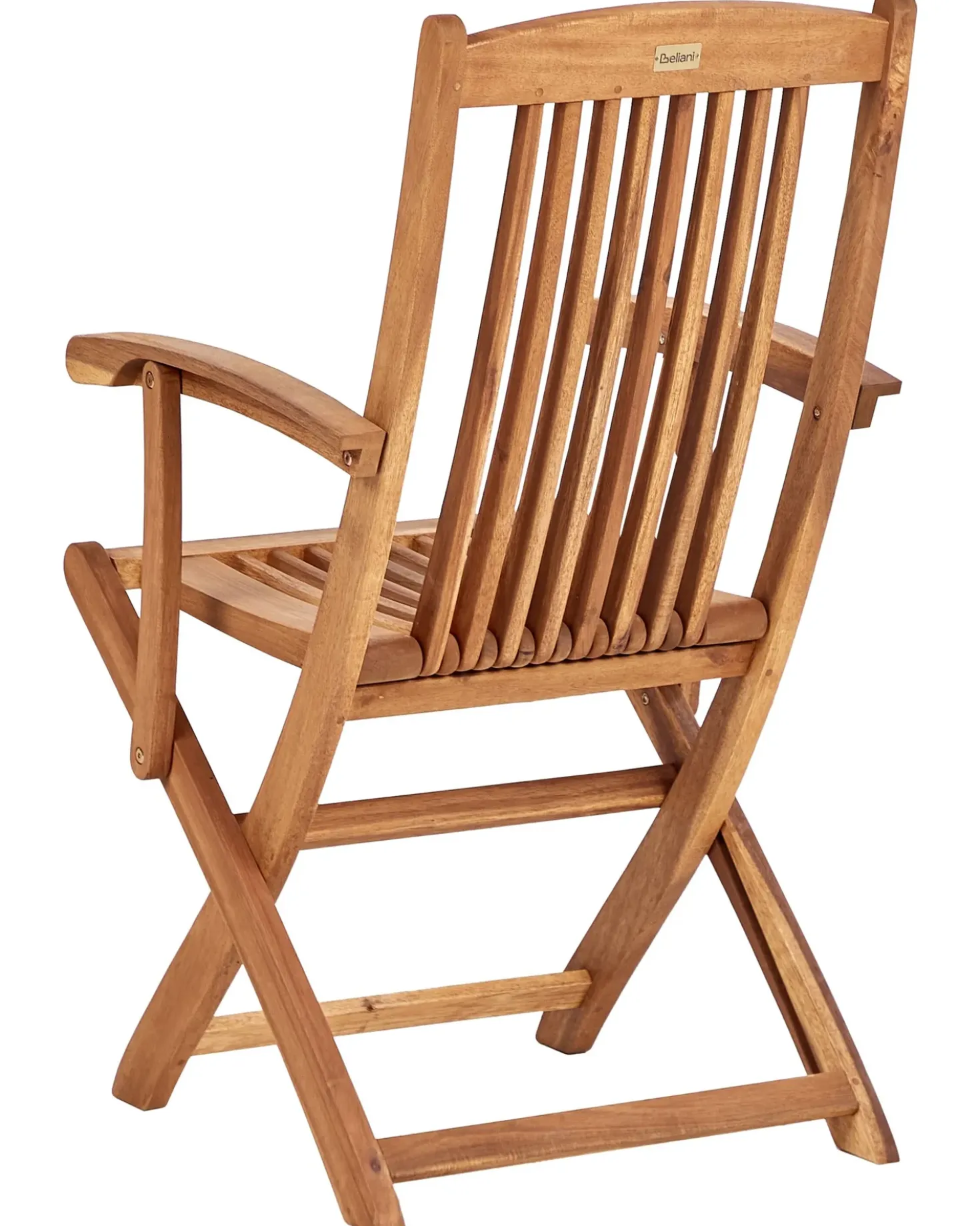 Set di 2 sedie da giardino con cuscini MAUI PREMIUM Legno d'acacia Grigio chiaro