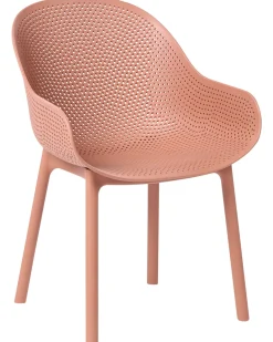 Set di 4 sedie da giardino TIGGIANO Corallo