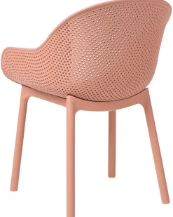Set di 4 sedie da giardino TIGGIANO Corallo