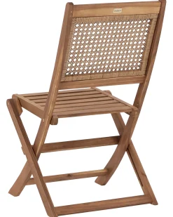 Set di 2 sedie da giardino PARAGGI Legno di acacia certificato Marrone scuro
