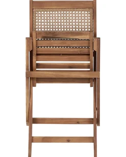 Set di 2 sedie da giardino PARAGGI Legno di acacia certificato Marrone scuro
