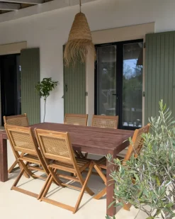 Set di 2 sedie da giardino PARAGGI Legno di acacia certificato Marrone scuro