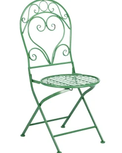 Set di 2 sedie da giardino ALBINIA Metallo Verde