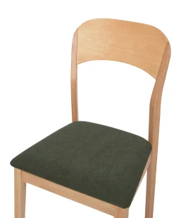 Set di 2 sedie da pranzo ALVIN Legno Marrone chiaro