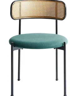 Set di 2 sedie da pranzo ANDOVER Metallo Verde