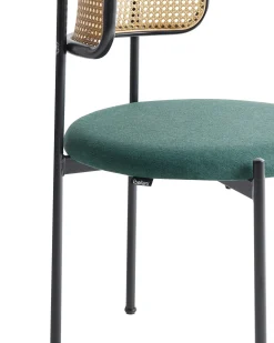Set di 2 sedie da pranzo ANDOVER Metallo Verde
