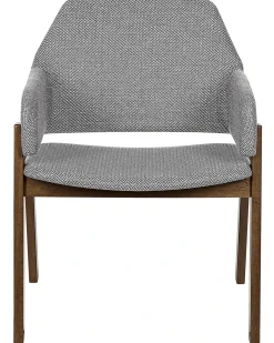 Set di 2 sedie da pranzo ALBION Tessuto Grigio