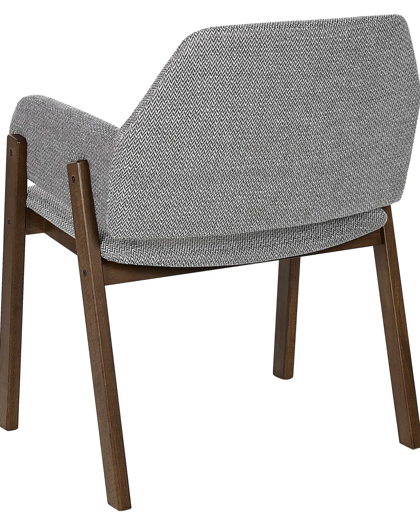 Set di 2 sedie da pranzo ALBION Tessuto Grigio