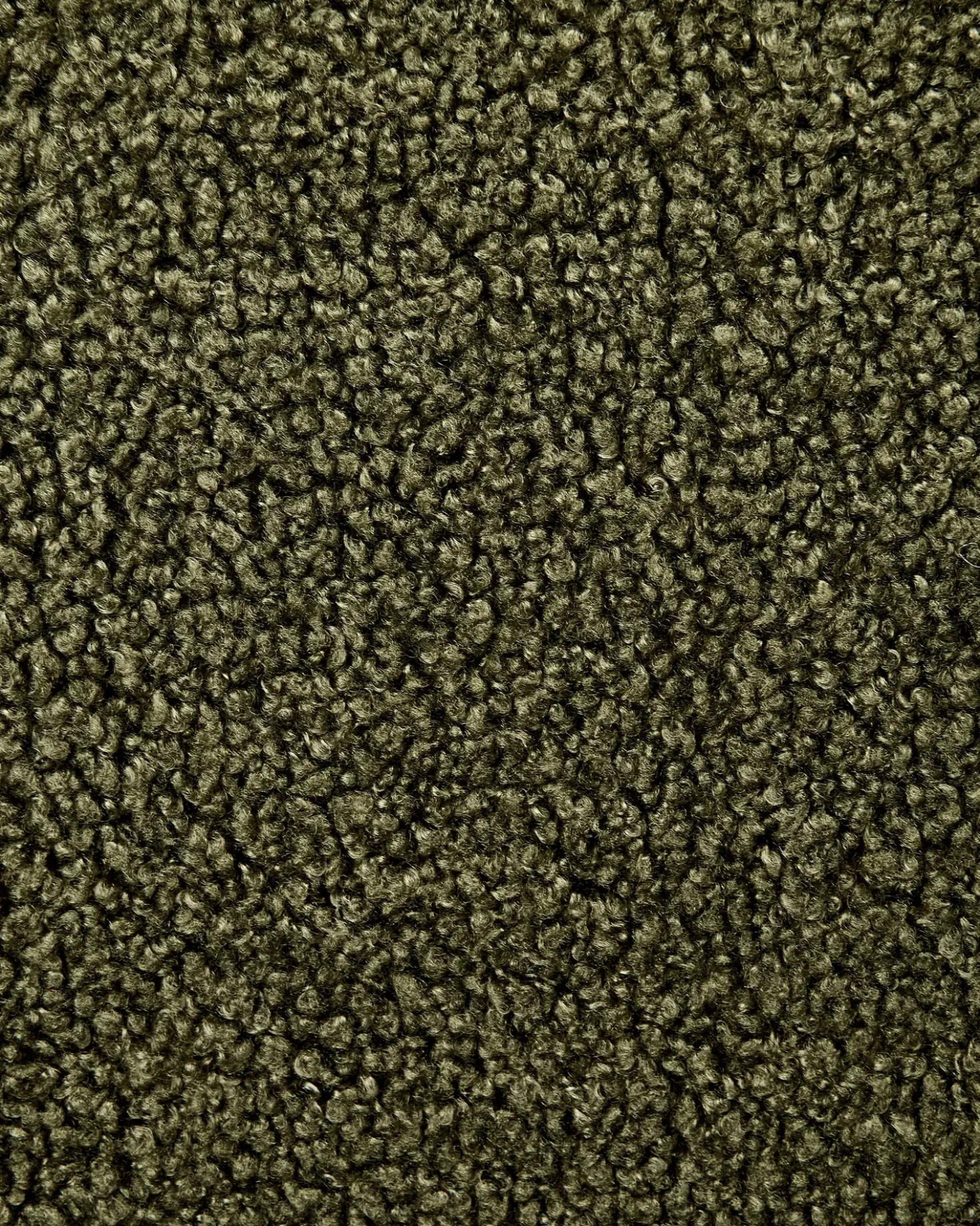 Set di 2 sedie da pranzo ALDEN Bouclé Verde scuro