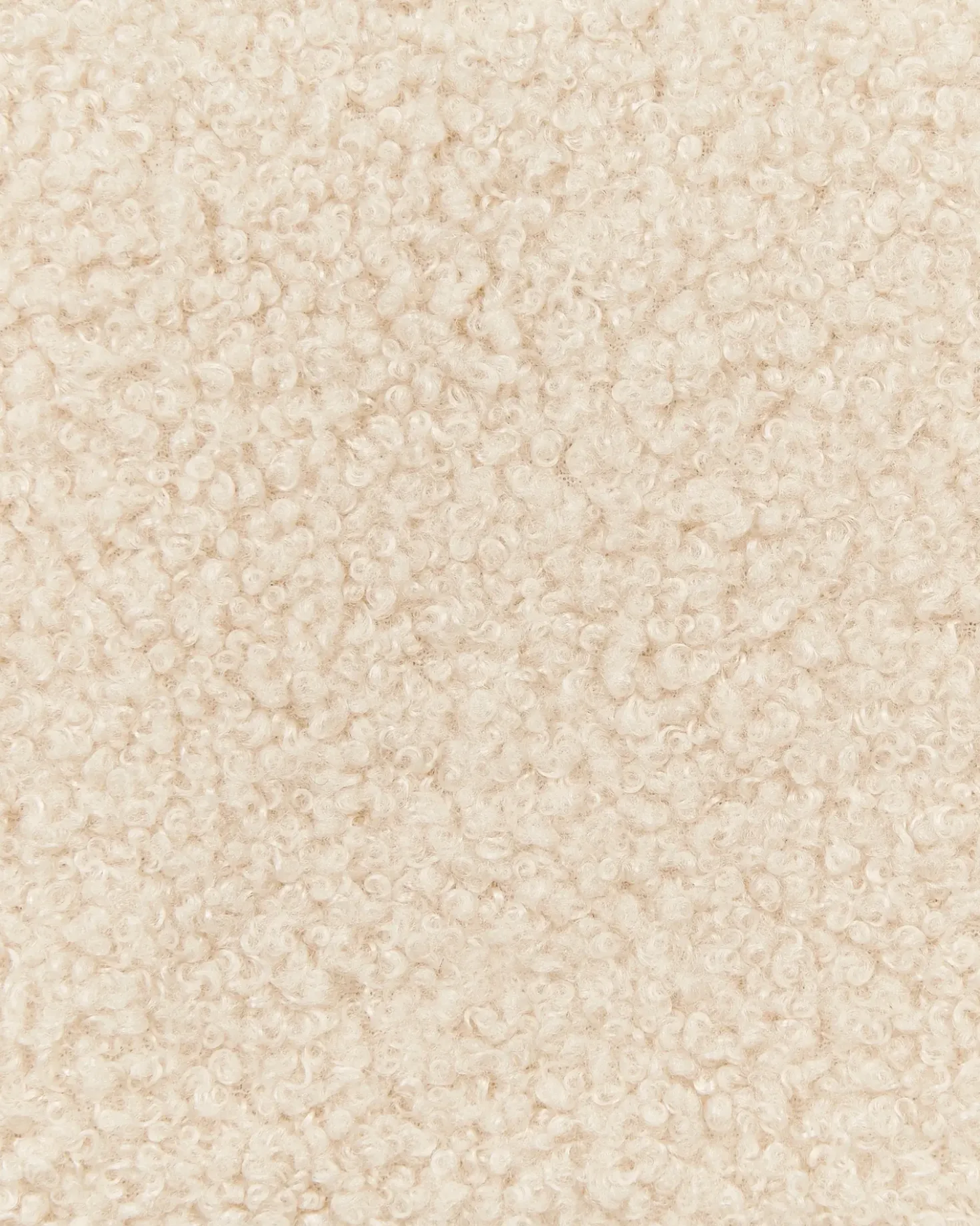 Set di 2 sedie da pranzo ALLISON Bouclé Beige chiaro