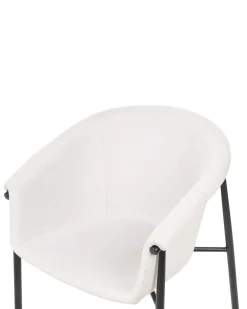 Set di 2 sedie da pranzo AMES Tessuto Beige chiaro