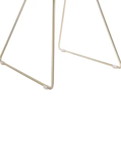Set di 2 sedie da pranzo AURORA Metallo Oro