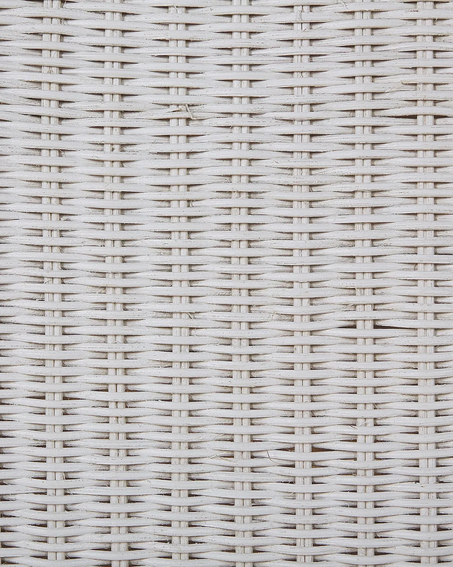 Set di 2 sedie da pranzo ANDES Rattan Bianco