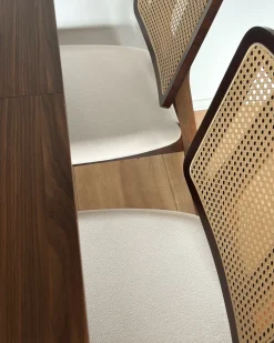 Set di 2 sedie da pranzo ALCOVA Legno Marrone