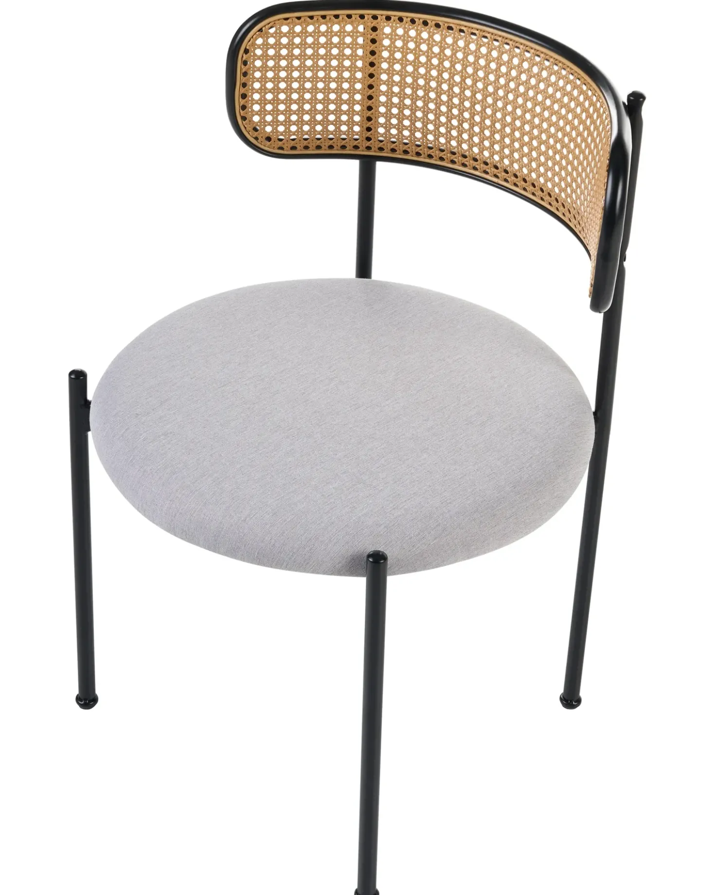 Set di 2 sedie da pranzo ANDOVER Metallo Nero