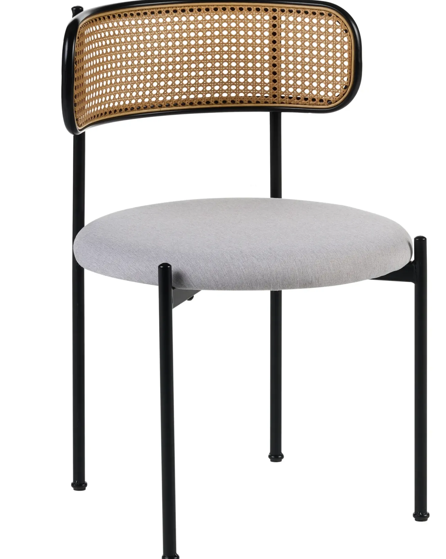 Set di 2 sedie da pranzo ANDOVER Metallo Nero