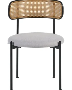 Set di 2 sedie da pranzo ANDOVER Metallo Nero