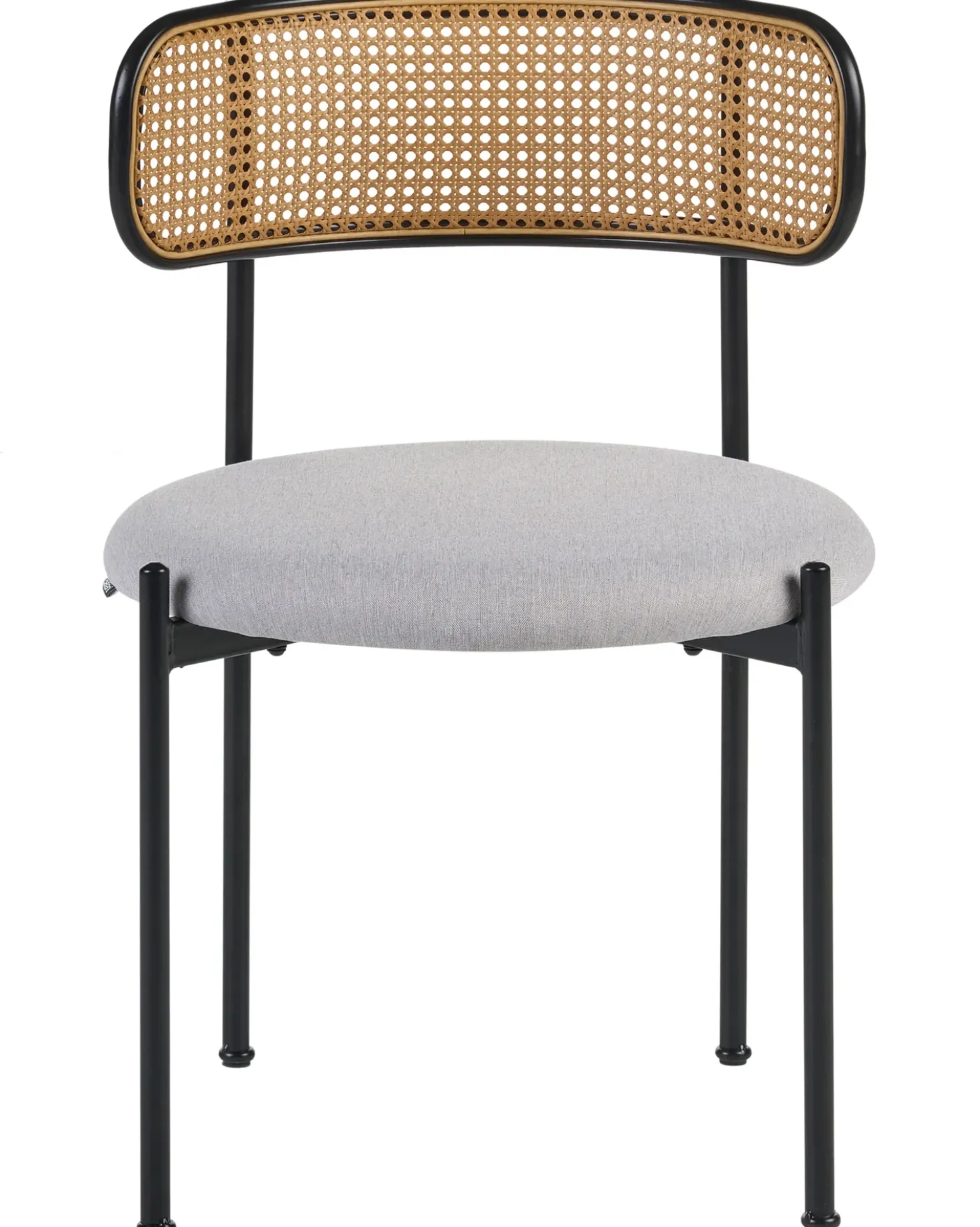 Set di 2 sedie da pranzo ANDOVER Metallo Nero