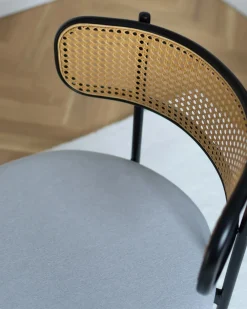 Set di 2 sedie da pranzo ANDOVER Metallo Nero